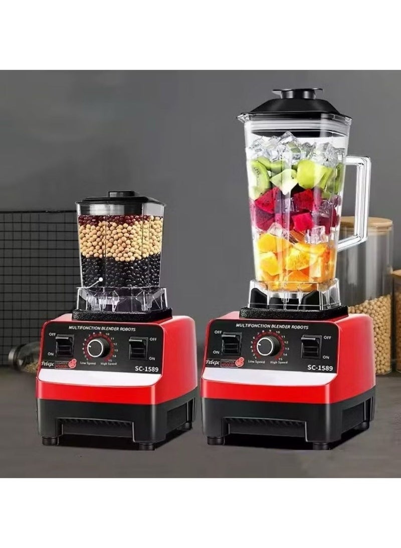 خلاط احترافي عالي التحمل مع مطحنة حبوب 2.0 لتر - Image 1